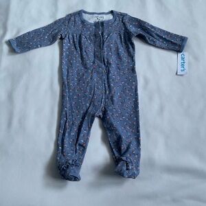 Carter's Purple Floral Baby Sleepwear‎ 9 Months